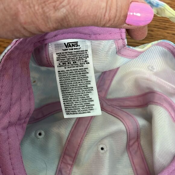 Vans Tie-Dye Cap in Spring Pastel colors OSFM - Picture 6 of 7